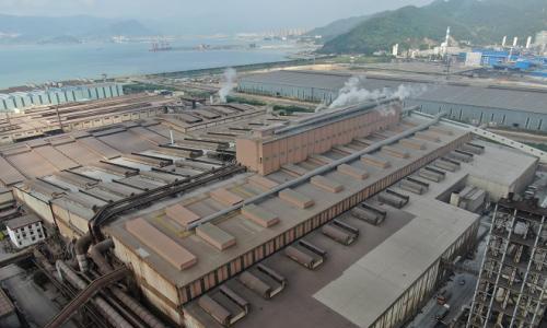 中国五冶集团宝钢德盛炼钢厂老产线屋顶烟尘无组织排放治理技术改造项目顺利完工
