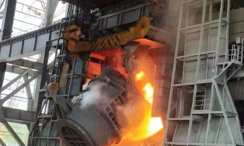 中国五冶河钢邯钢老区退城整合项目一炼钢工程热负荷试车成功